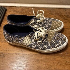 Vans Geo Trek Men’s Patchwork Canvas Sneakers - 12